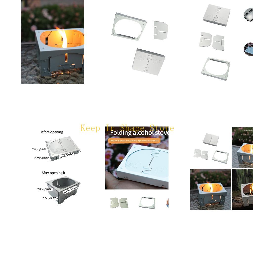 Camping Cooking Alcohol - U1JC Gấp Bếp Cắm Trại Nhỏ
