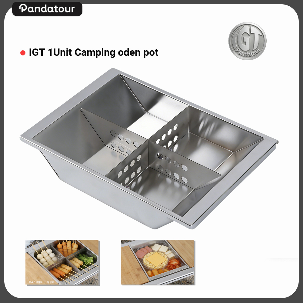 Camping Cooking Set Compact - Pandatour Camping IGT Unit Oden Pot