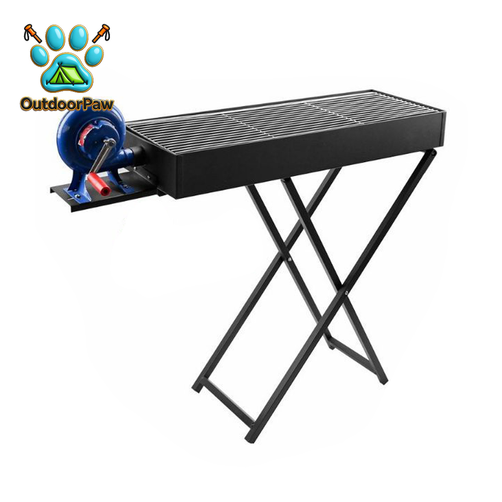 Camp Grill Portable Folding - Outdoor camping Portable folding stainless steel