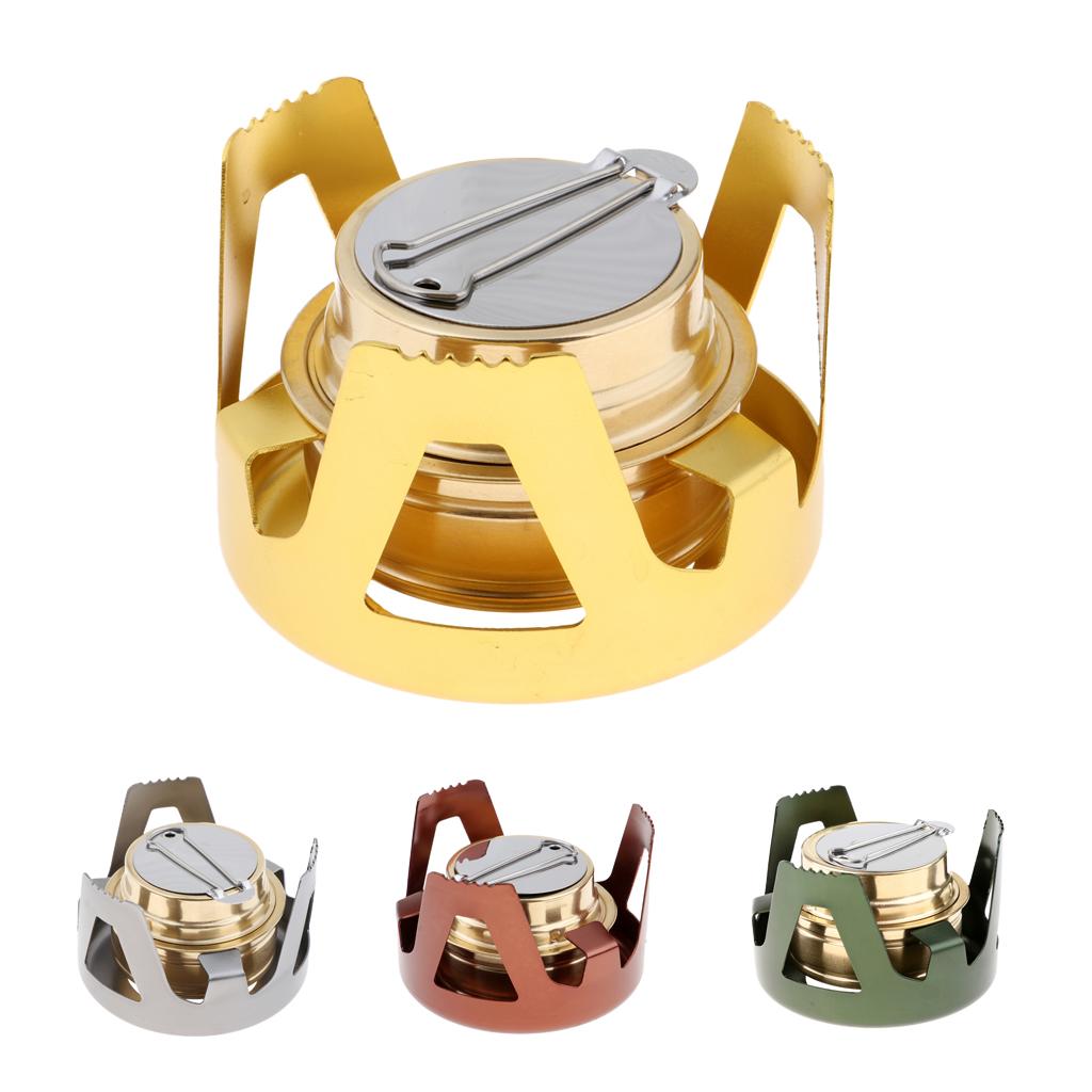 Camping Cooking Alcohol - Mini Outdoor Alcohol Burner Lightweight Copper