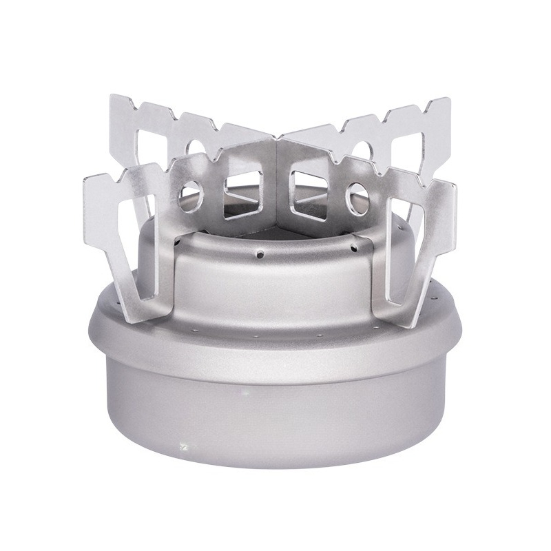 Camping Cooking Alcohol - Portable Mini Titanium Alcohol Stove with