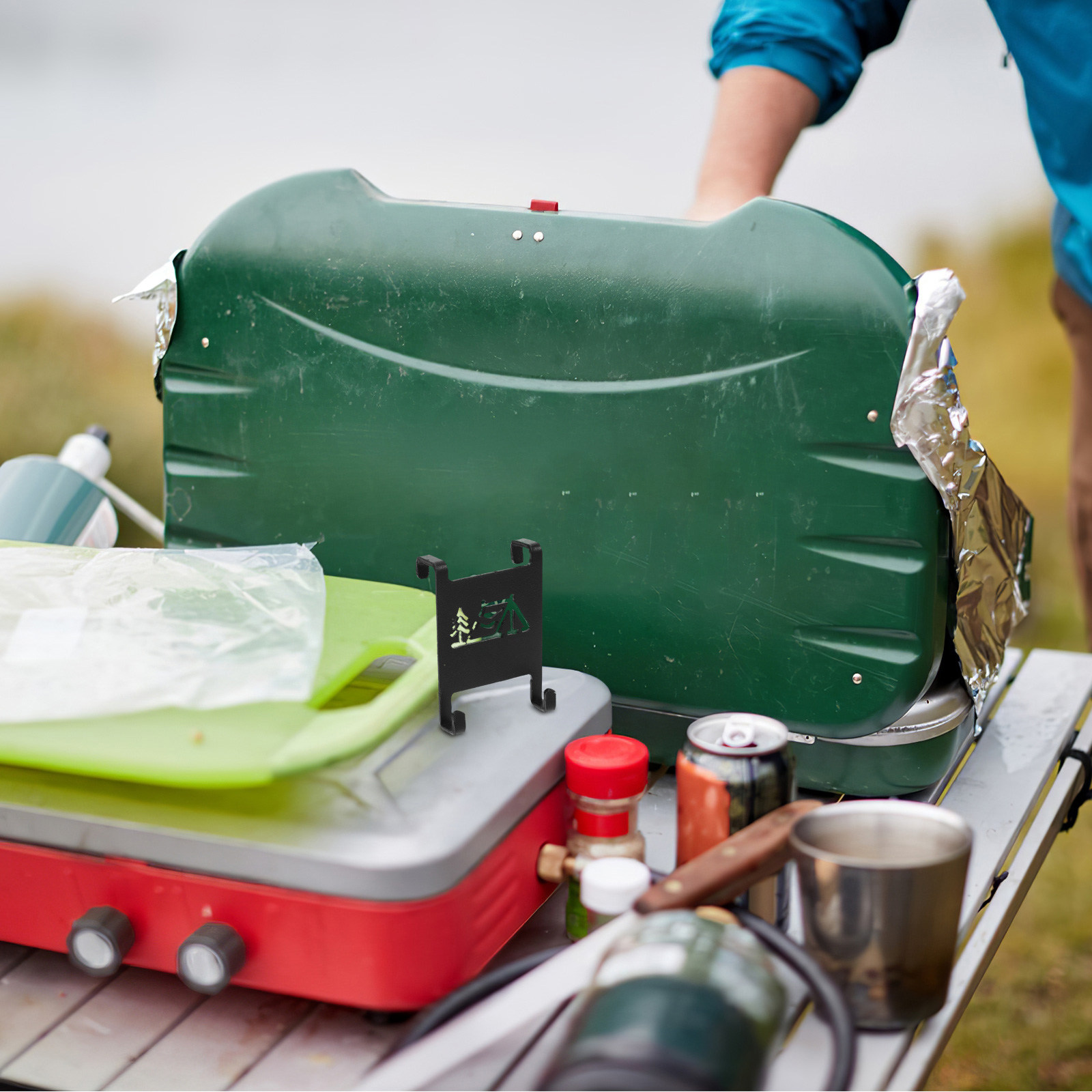 Camping Cooking Gas Canister - Heavy Duty Camping Table Hanger Hook