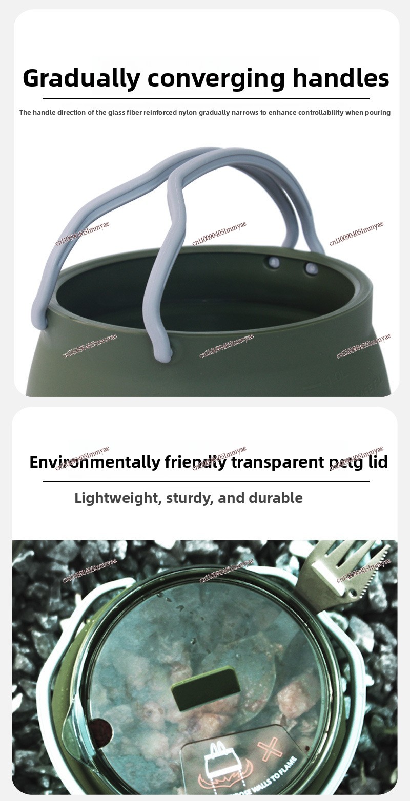 Outdoor American Silicone Fold - đánh giá và giá Camping Cooking Open Fire