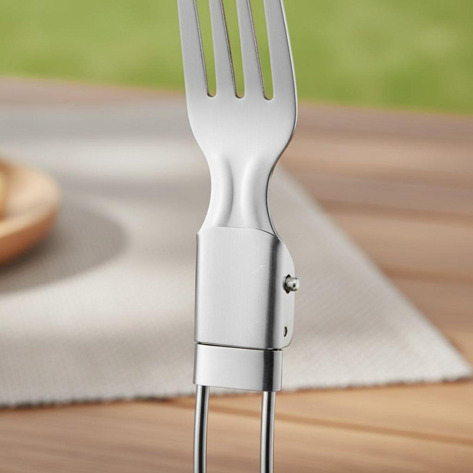 Folding Cutlery Compact Tablew - đánh giá và giá Camping Cooking Set Compact