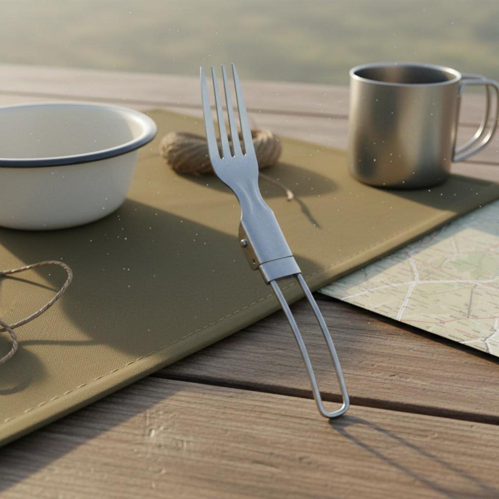 Folding Cutlery Compact Tablew - đánh giá và giá Camping Cooking Set Compact
