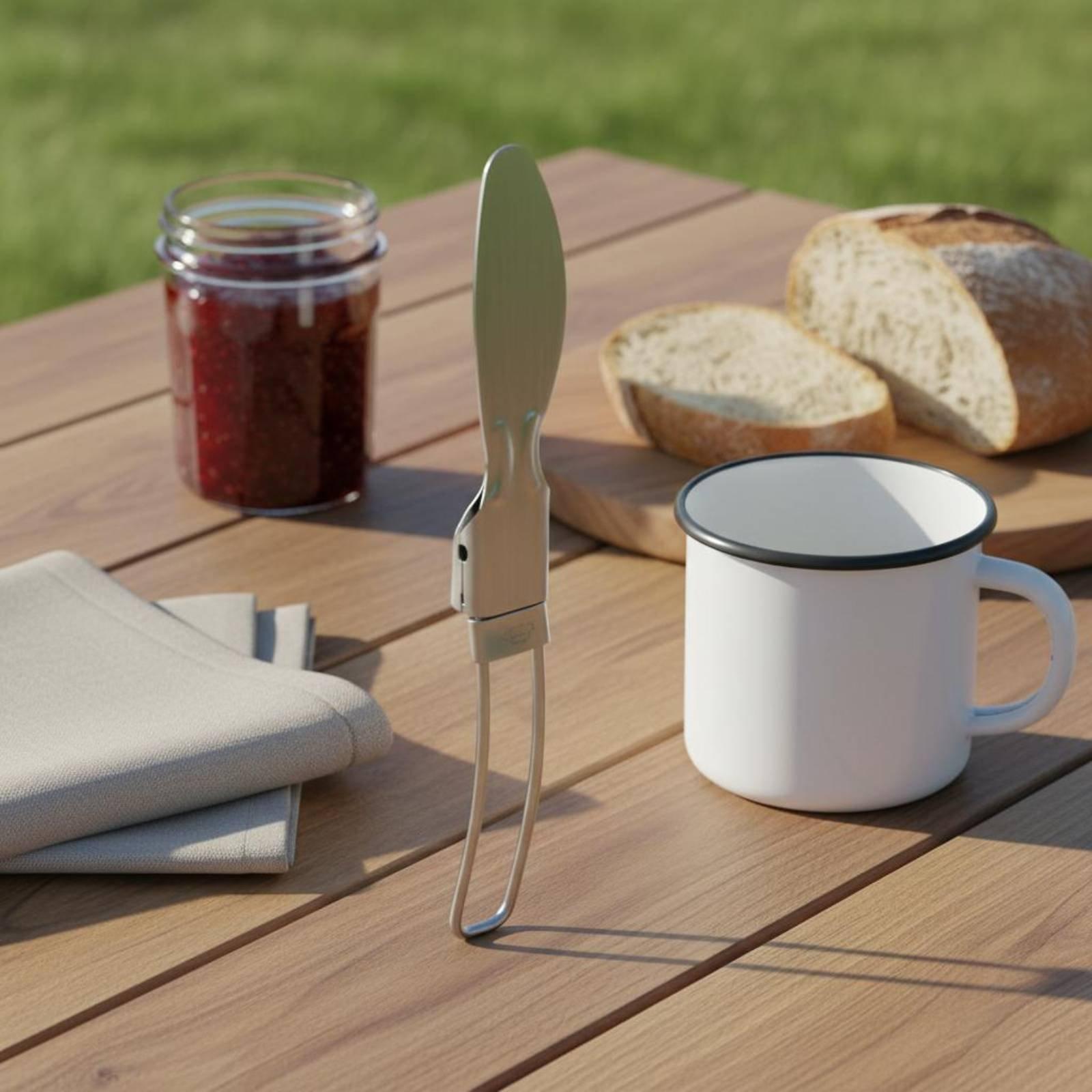 Folding Cutlery Compact Tablew - đánh giá và giá Camping Cooking Set Compact