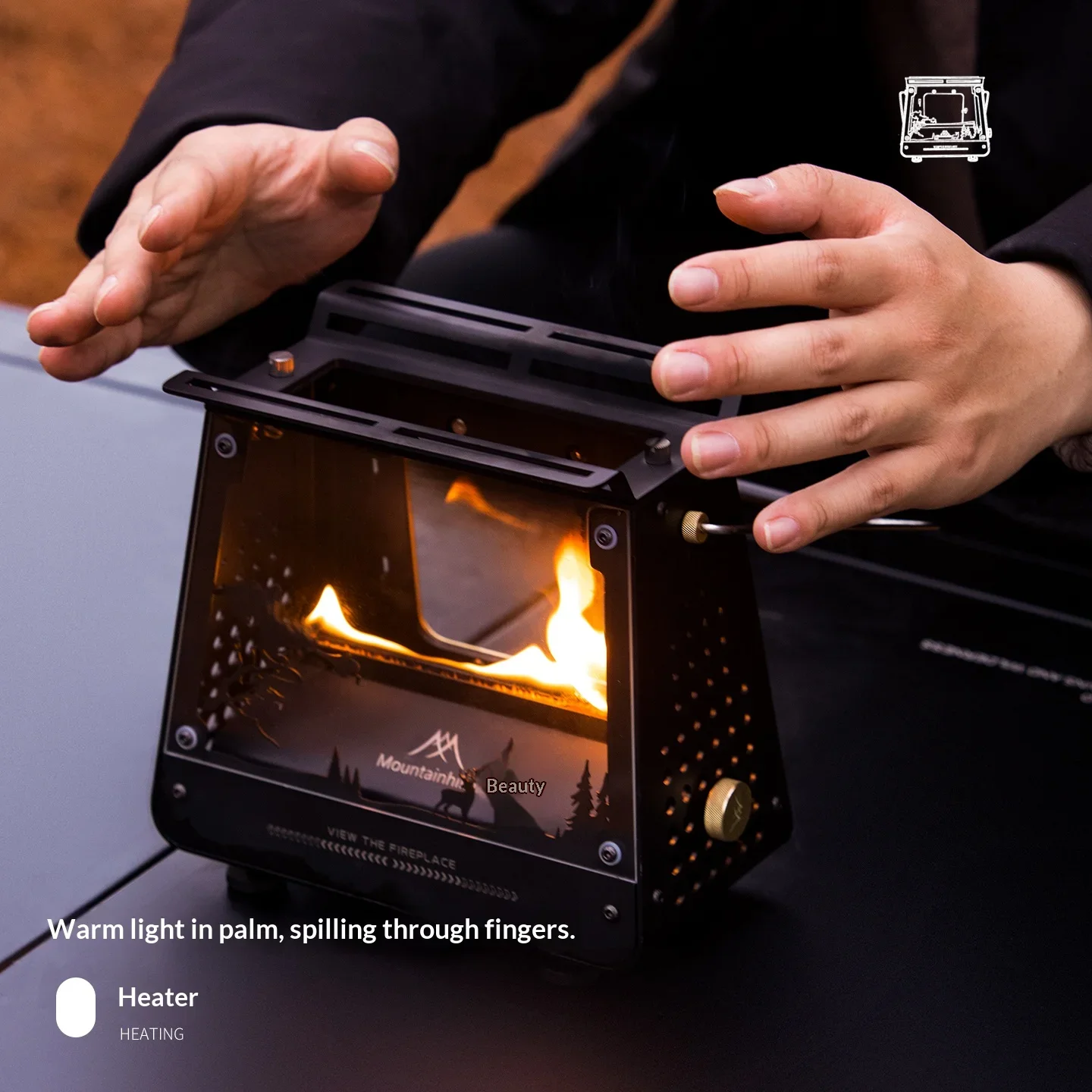 MOUNTAINHIKEROutdoor Portable  - đánh giá và giá Camping Cooking Open Fire
