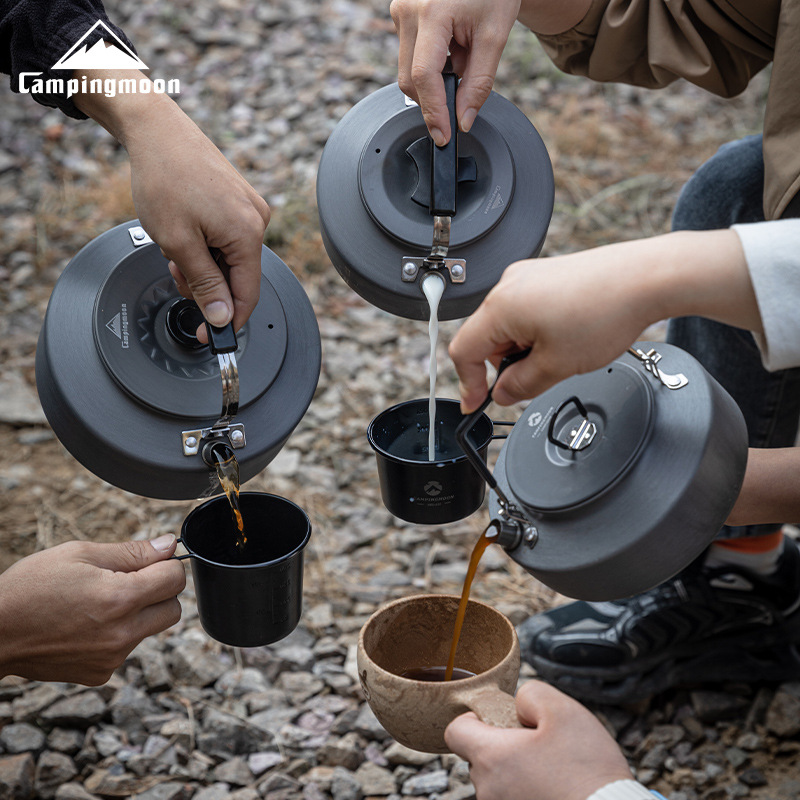 CAMPINGMOON Camping Teapot, Ou - đánh giá và giá Camping Cooking Set 2 Person