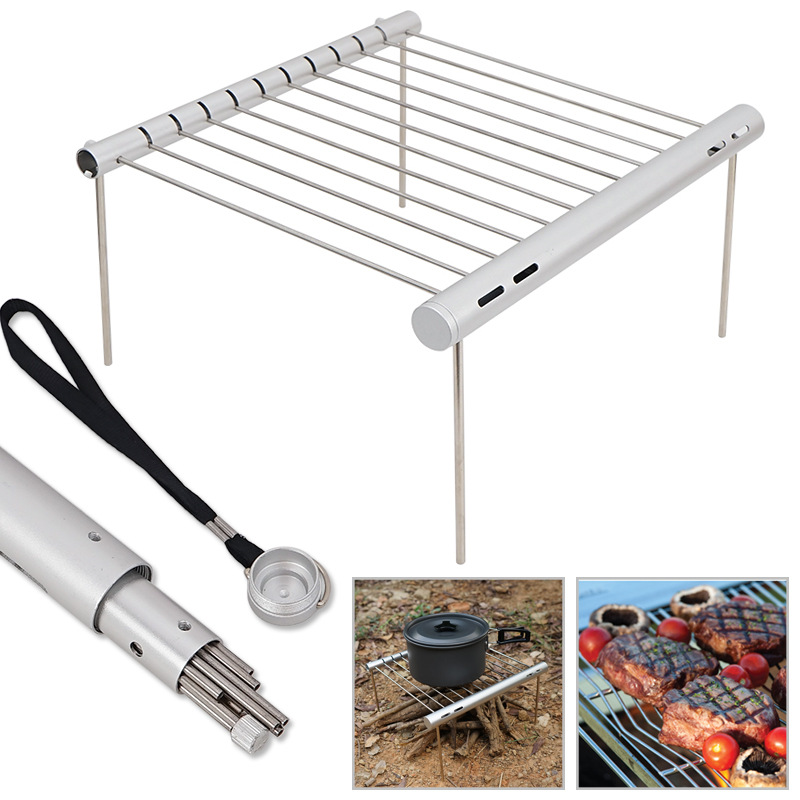 D5 Mini Pocket BBQ Grill Porta - đánh giá và giá Camp Grill Portable Folding