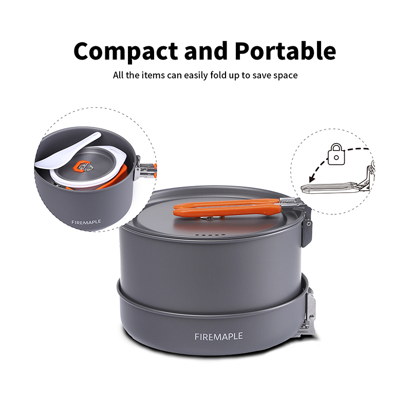 Fire Maple 4-5 Person Cookware - đánh giá và giá Camping Cooking Set 2 Person
