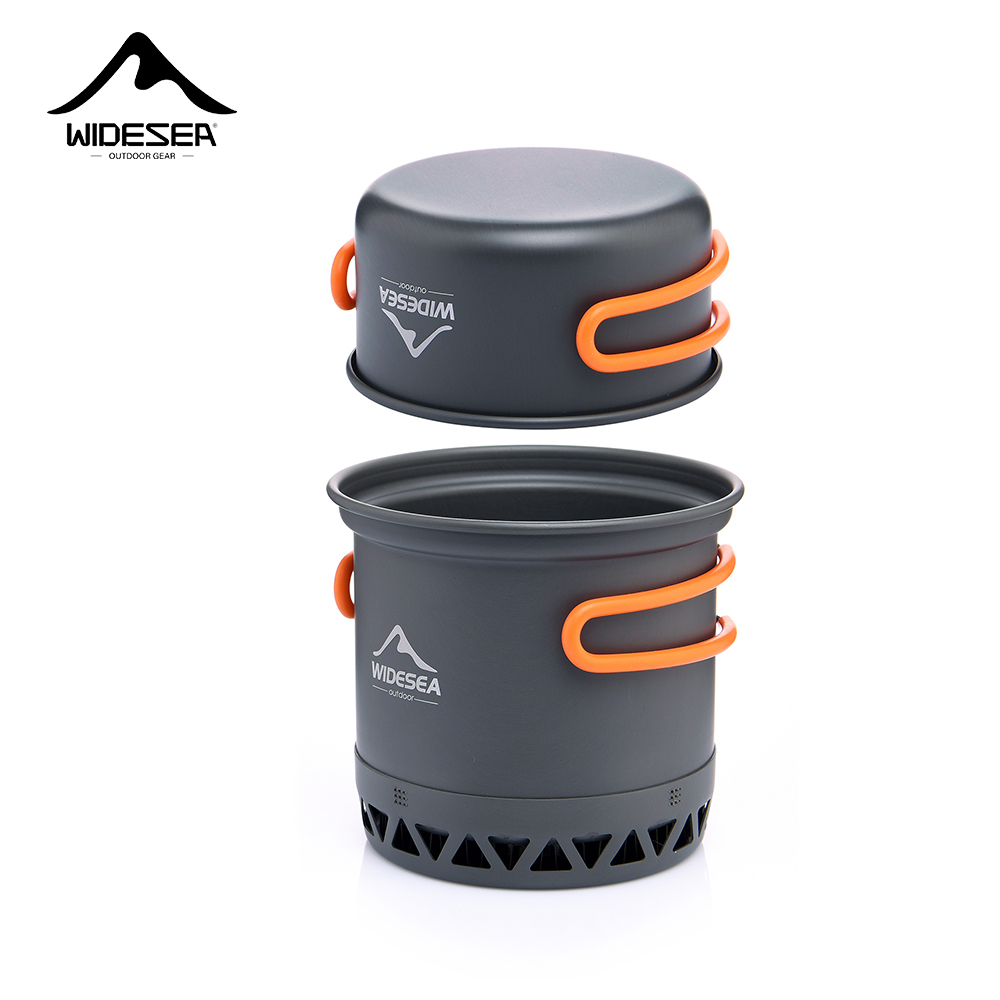 Outdoor Camping Pot 1.3L 2.3L  - đánh giá và giá Camping Cooking Set 2 Person