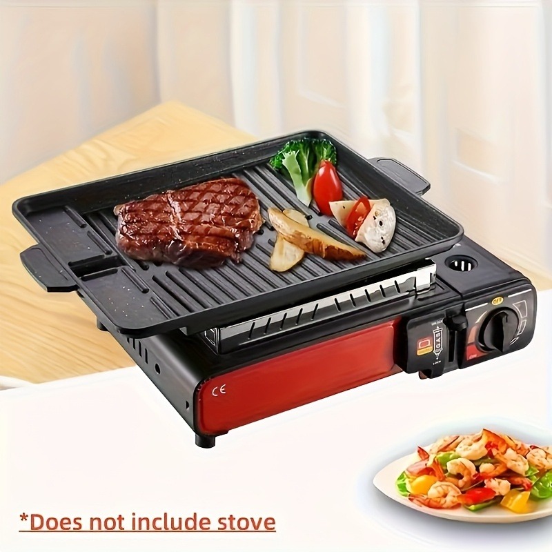 Korean Grill Meat Plate Alumin - đánh giá và giá Camping Cooking Range