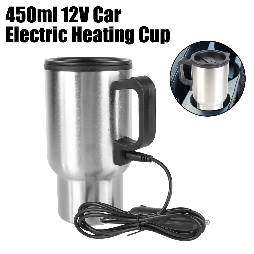 12V 450ml Car Coffee Mug Inter - đánh giá và giá Camping Cooking Electric