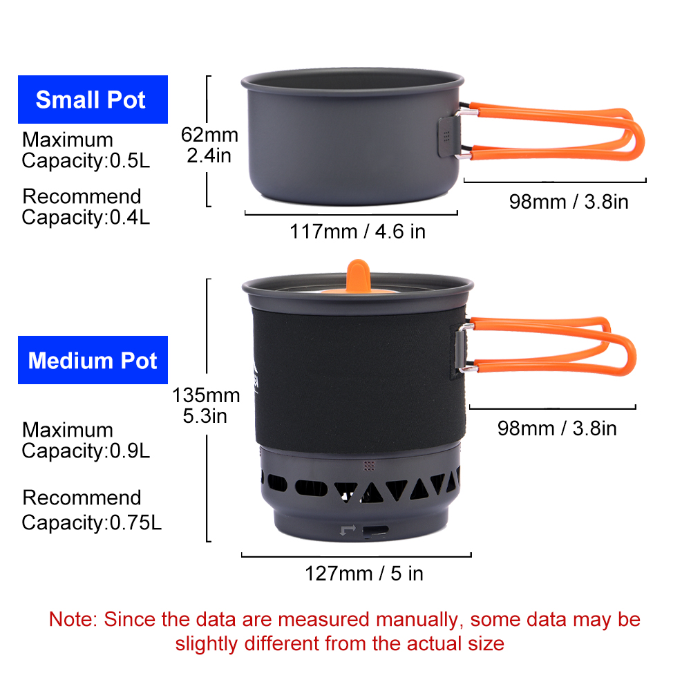 Widesea Camping Cooking System - đánh giá và giá Camping Cooking Set 2 Person