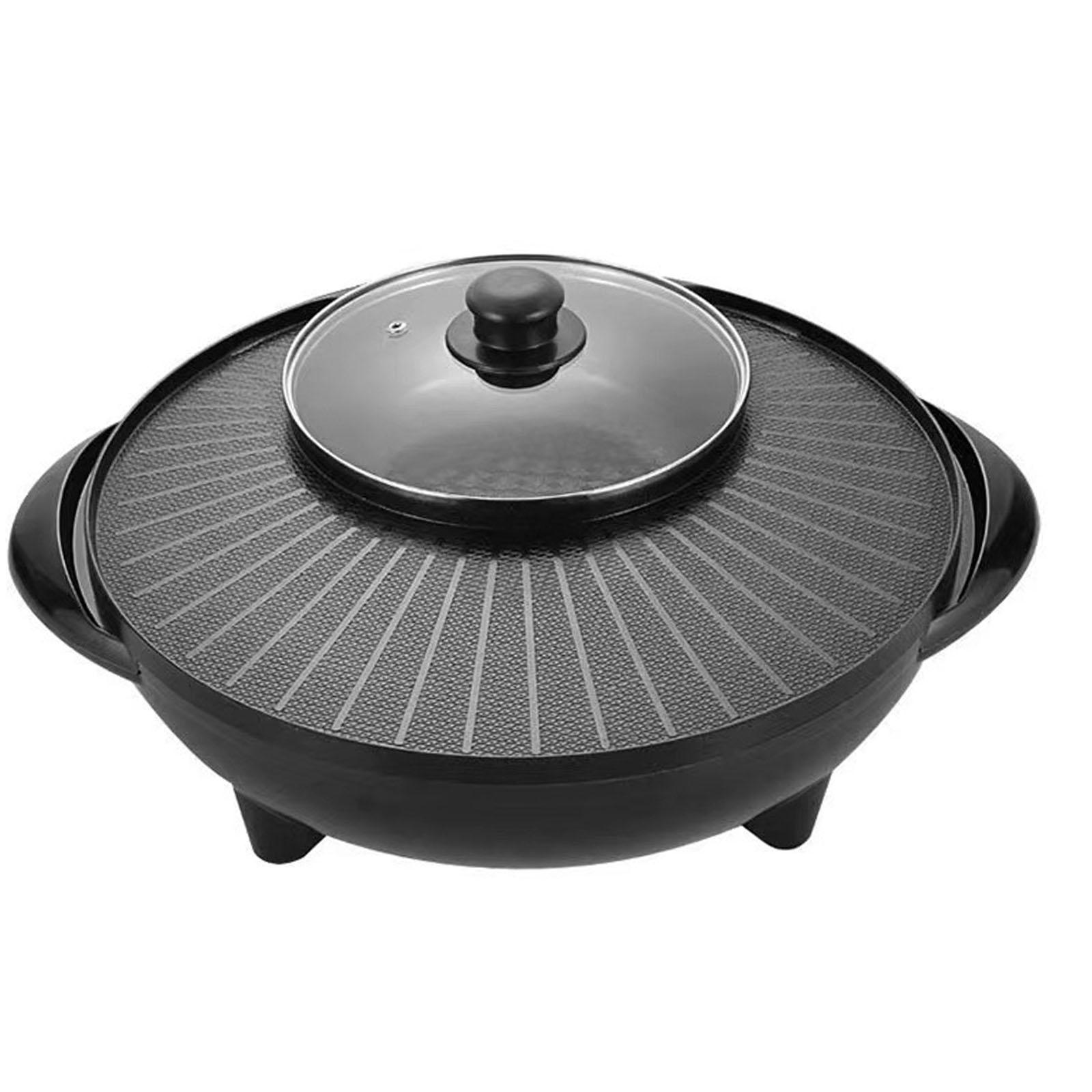 Electric Grill with Hot Pot fo - đánh giá và giá Camping Cooking Range