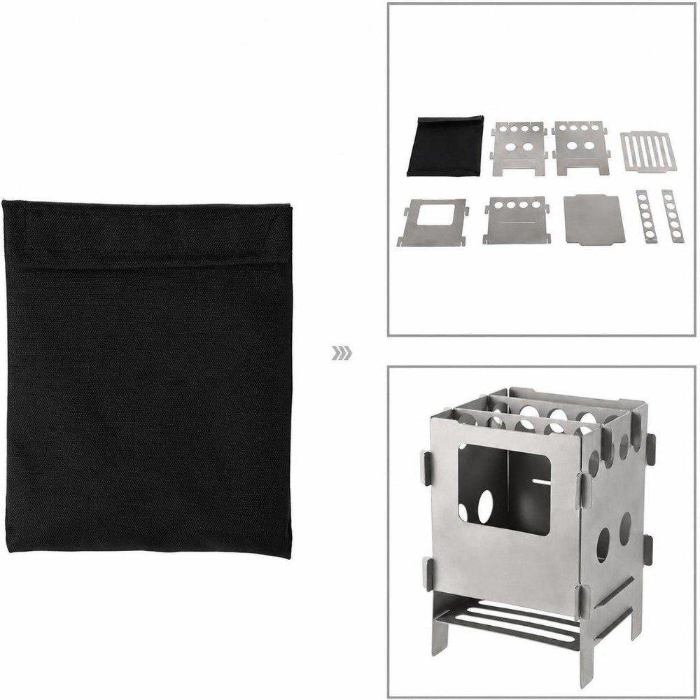 Titanium Wood Burning Stove Al - đánh giá và giá Camping Cooking Alcohol