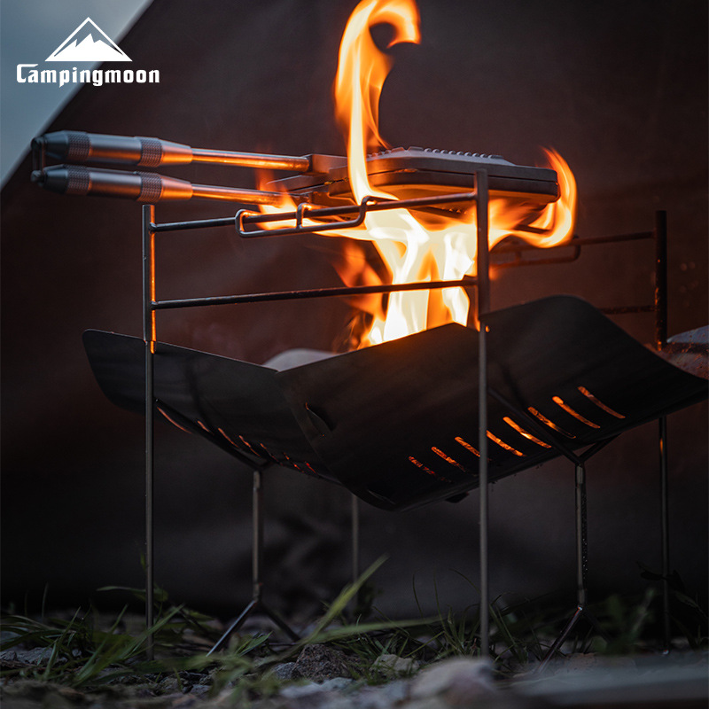 CAMPINGMOON SOLO-A4 Outdoor Po - đánh giá và giá Camp Grill Portable Folding