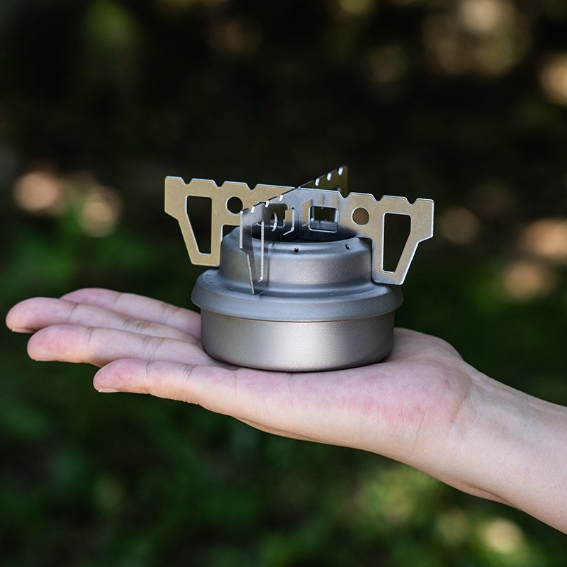 Portable Mini Titanium Alcohol - đánh giá và giá Camping Cooking Alcohol