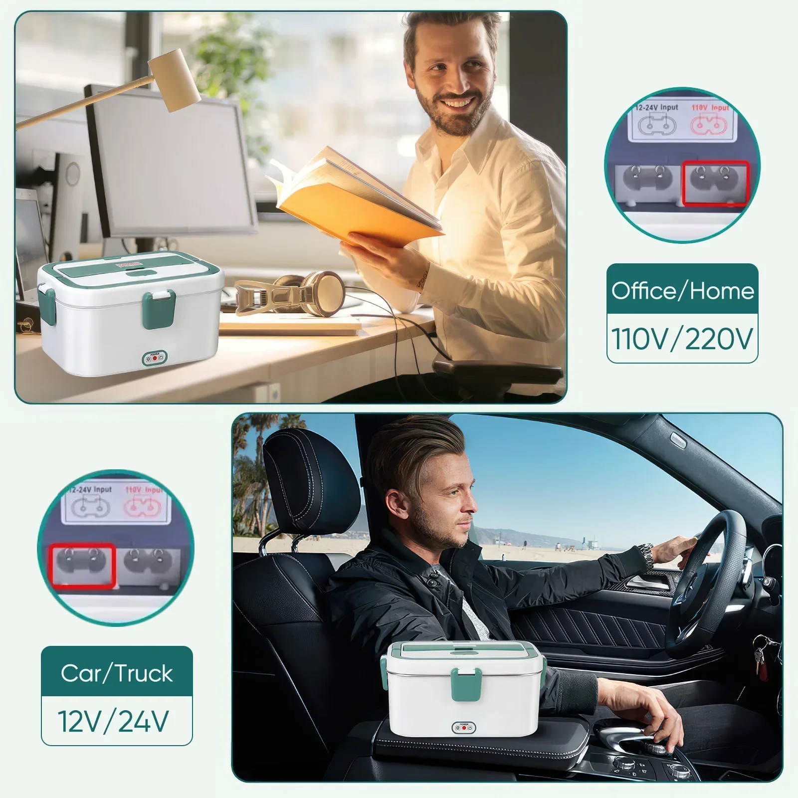 Electric Lunch Box Food Warmer - đánh giá và giá Camping Cooking Electric