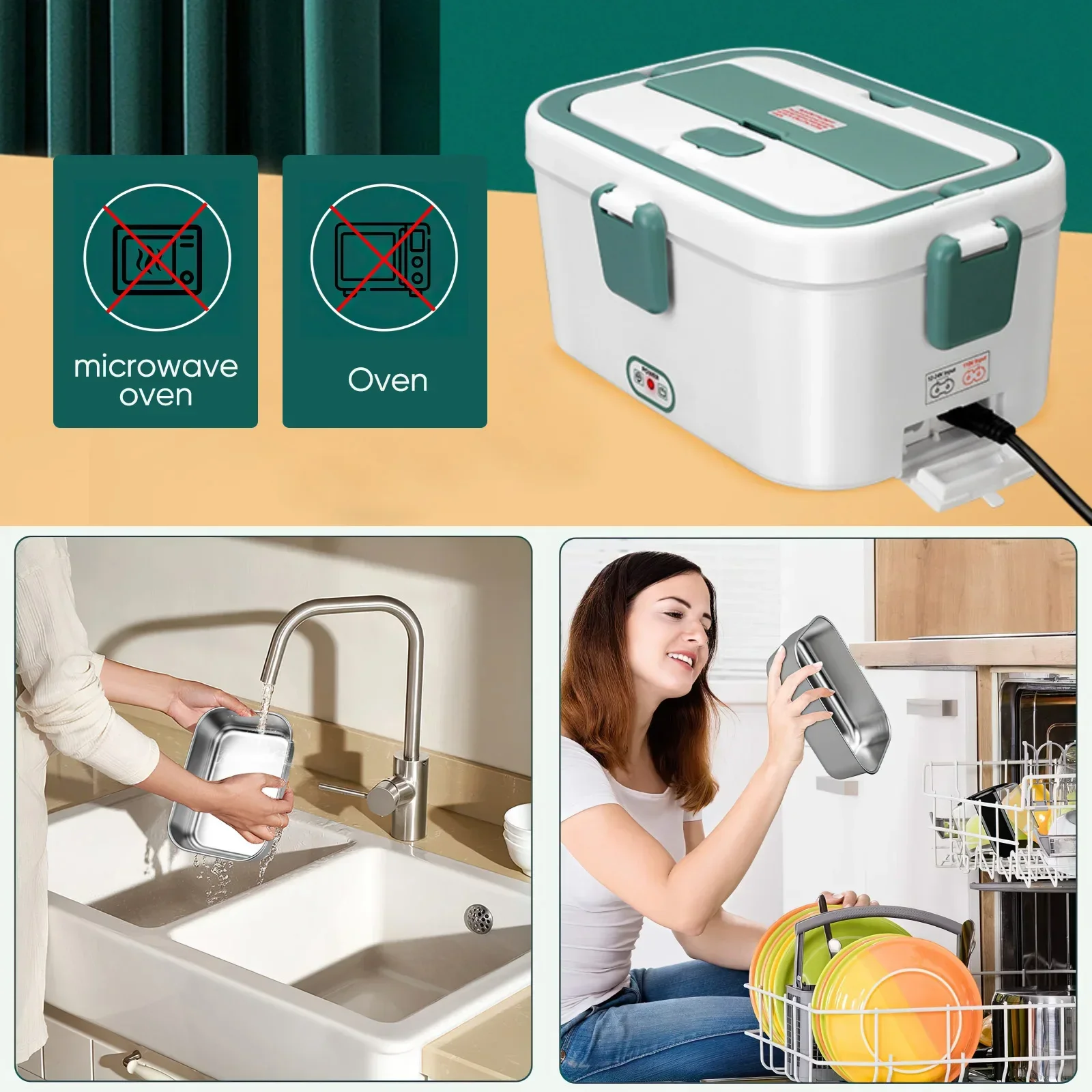 Electric Lunch Box Food Warmer - đánh giá và giá Camping Cooking Electric
