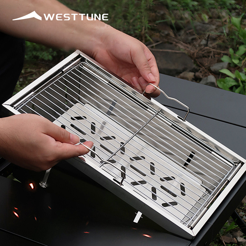 WESTTUNE IGT Barbecue Grill Fo - đánh giá và giá Camp Grill Portable Folding