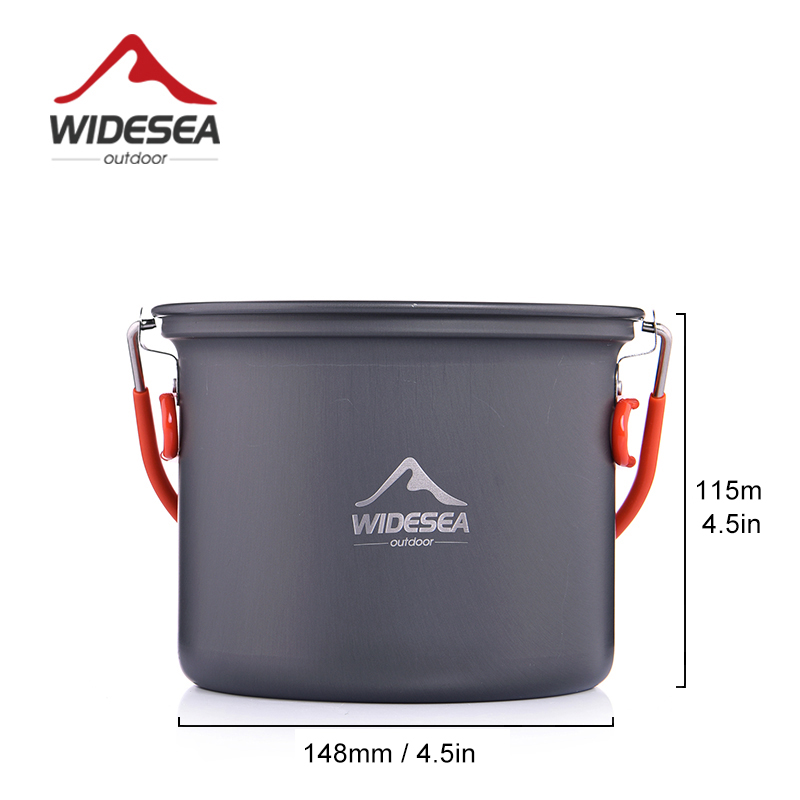 Widesea Cắm Trại Tiếp Liệu Nhô - đánh giá và giá Camping Cooking Set 2 Person
