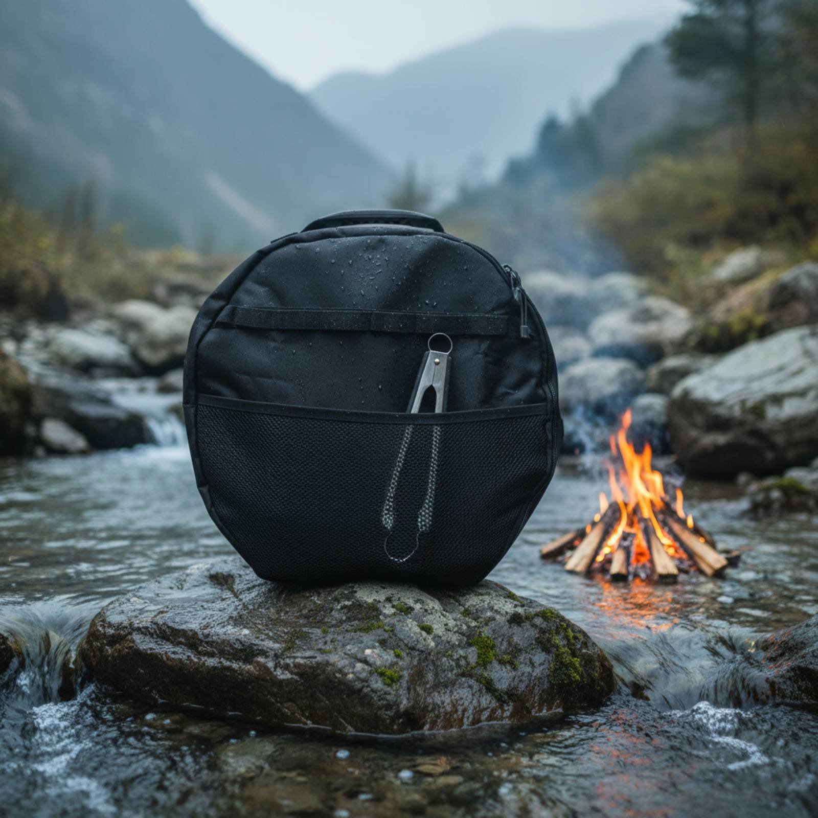 Bbq Pan Organizer Bag Thickene - đánh giá và giá Camp Grill Portable Folding