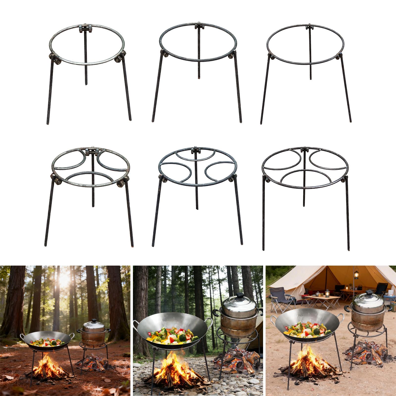 Folding Campfire Tripod Durabl - đánh giá và giá Camping Cooking Open Fire