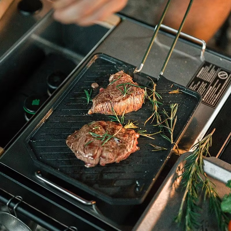Durable Square Stainless Steel - đánh giá và giá Camping Cooking Range