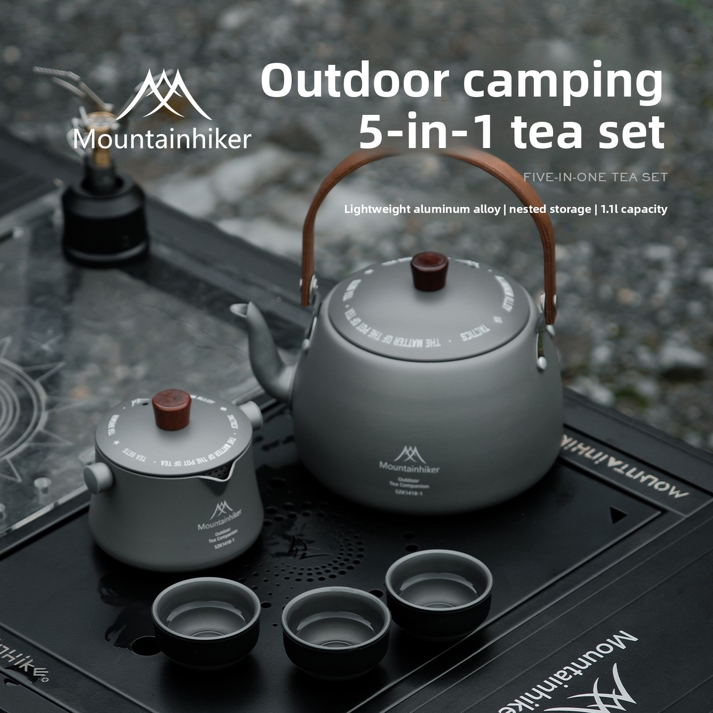 MOUNTAINHIKER Outdoor Portable - đánh giá và giá Camping Cooking Set 2 Person