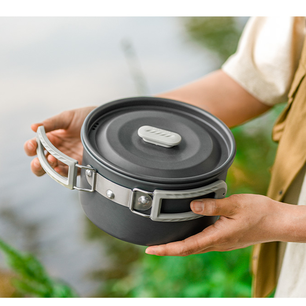 Naturehike Outdoor Pot Set,Cam - đánh giá và giá Camping Cooking Set Compact