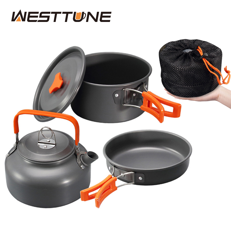 WESTTUNE Camping Cookware Kit  - đánh giá và giá Camping Cooking Set 2 Person