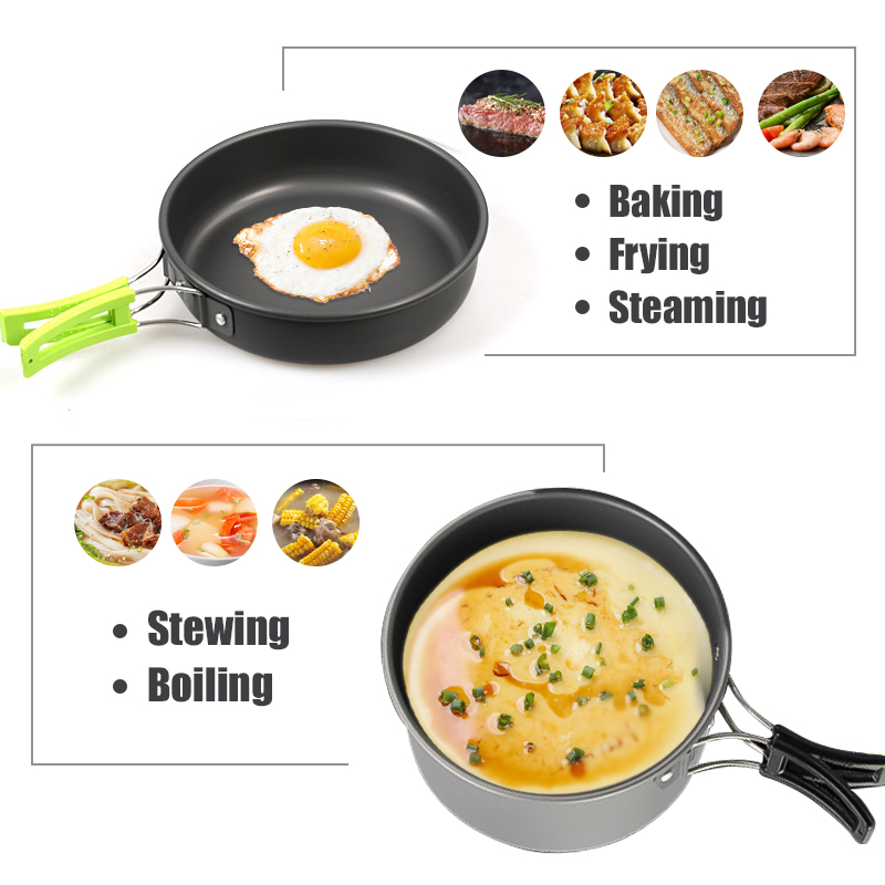 WESTTUNE Camping Cookware Kit  - đánh giá và giá Camping Cooking Set 2 Person