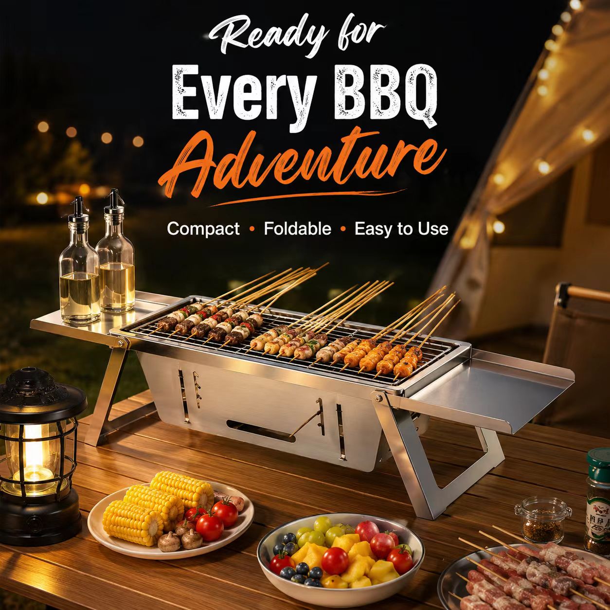 Foldable Stainless Steel Charc - đánh giá và giá Camp Grill Portable Folding
